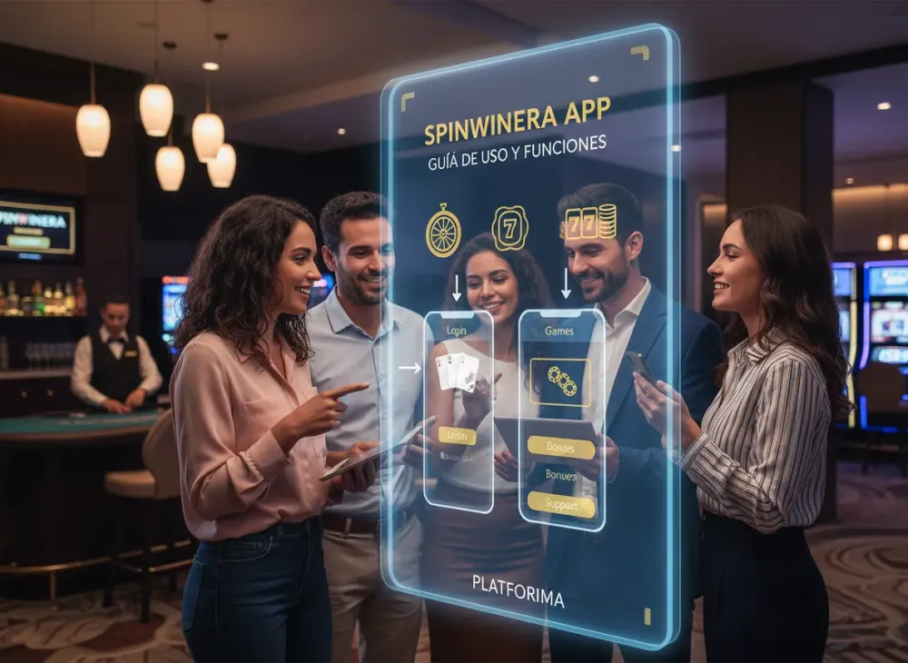 Spinwinera app guía de uso y funciones de la plataforma